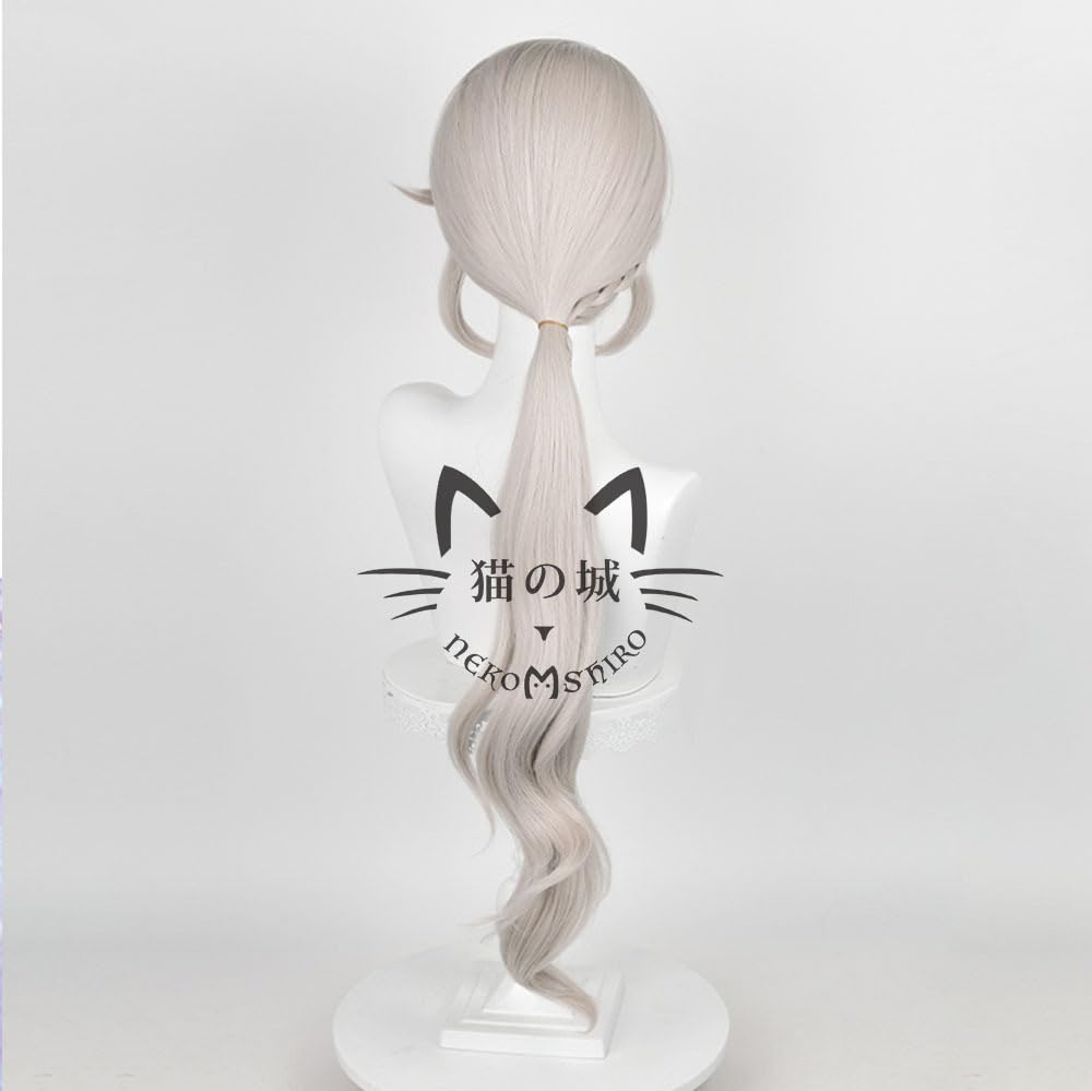 Genshin Impact Lynette from Cat's Castle Cosplay Wig, Heat-Resistant, Anime Costume Accessory, Perfect for Parties and Events, Includes Wig Net