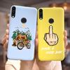 Cute Candy Painted Cover For Huawei Honor 8C Case Honor 8X Soft Silicone Back Cover For Honor 8C 8X Cases Honor8C Honor8X Bumper