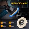 ABBP-3 Pack 5 Inch Wool Felt Polishing Wheel Discs Angle Grinder Attachment For Aluminum, Metal, Stainless Steel, Jewelry, Chrom