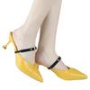 Lazy Person's No-Install High Heel Anti-Slip Elastic Strap for Women with Semi-Circular Buckle