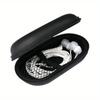Earphone Storage Bag Oval Data Cable Zipper Pouch Multi-function Headphones Holder Case Headsets USB Line Accessories