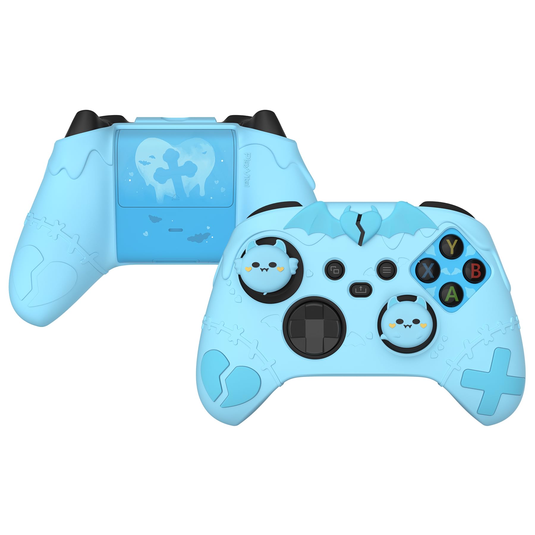 

PlayVital Gothic Imp Series Cute silicone cover for Xbox Series X S grip silicone silicone protective cover for Xbox Core protective thumb grip cap