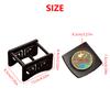 Enamel Chinese Style Coaster Square Non-slip Heat Insulation Tea Cup Mat Tea Ceremony Kung Fu Tea Pads Tea Set Accessories