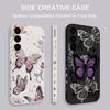 Colorful Butterfly Print Case For Samsung Galaxy S26 S25 Ultra S24 S23 S22 Plus S21 FE A15 A16 A17 A35 A36 A54 A55 A56 5G Soft Cover