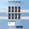 8 in 1 Out HD Multimedia Interface   Sharing Display Keyboard Mouse Printer Among 8 Hosts HD Multimedia Interface  