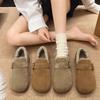 Fleece all-inclusive retro Birkenstocks winter new cotton shoes fluffy shoes thickened warm snow boots