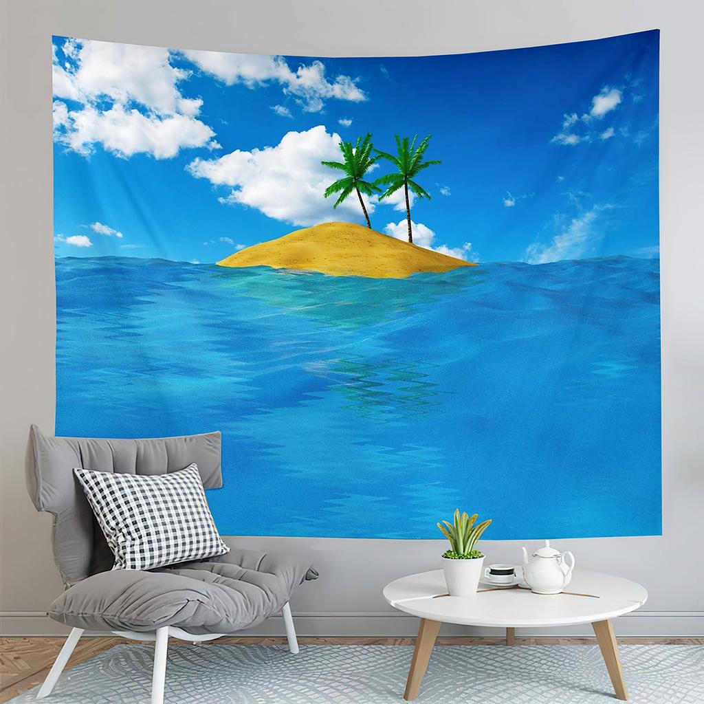 Japanese Ocean Wave Tapestry Asian Anime Tapestry Great Wave Kanagawa Tapestry Art Home Living Room Bedroom Decor Tapestries