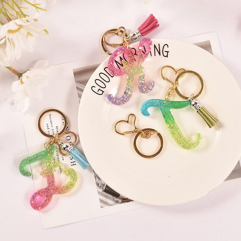 Silicone Letter Keychain Mold Alphabet Jewelry Pendant Resin Epoxy Casting Mould