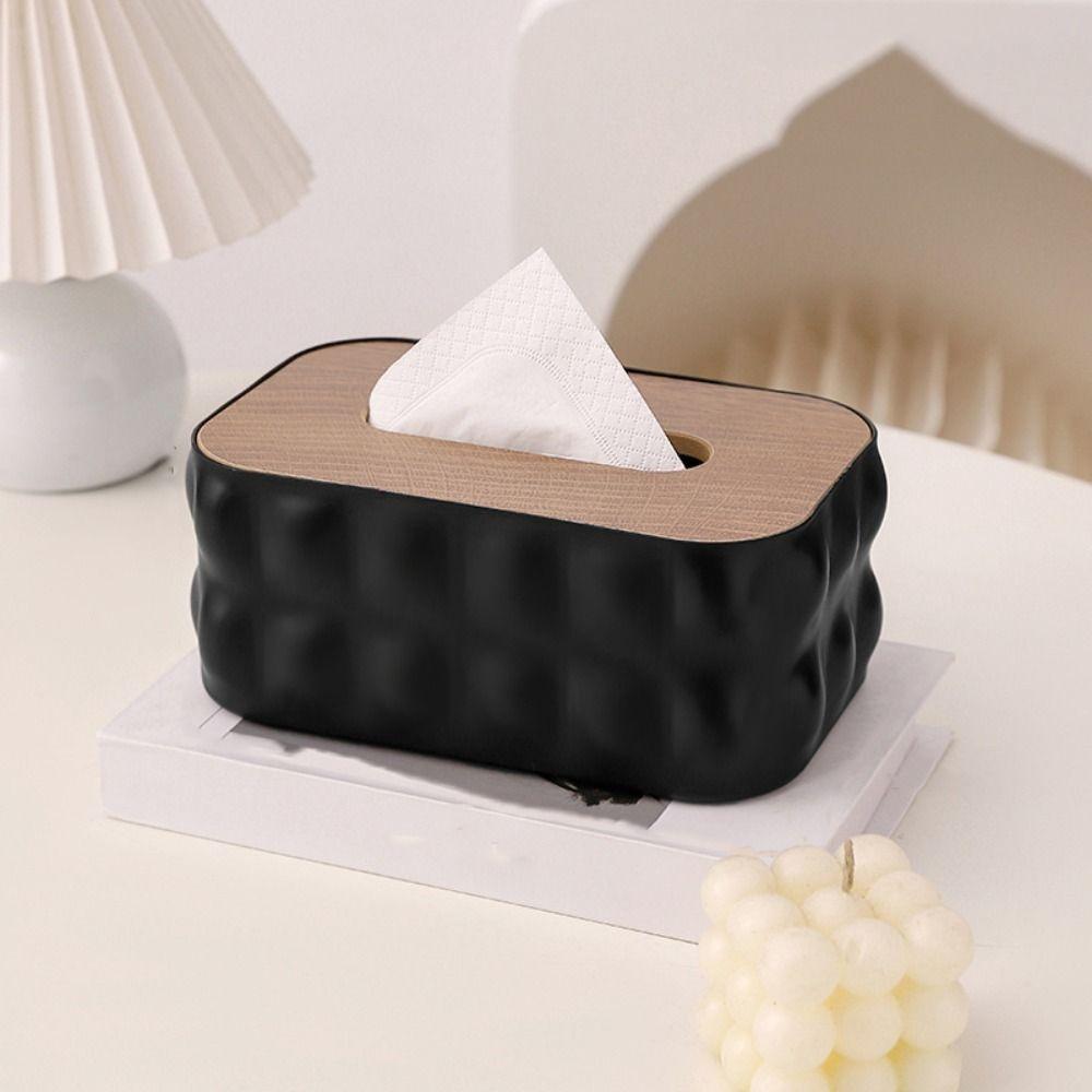 Multi-purpose Napkin Box Decorative Paper Storage Holder Miscellaneous Organizer  Bathroom