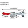 GH-201B Reverse Pull Horizontal Toggle Clamp for Woodworking with Thickened Plate Fixture