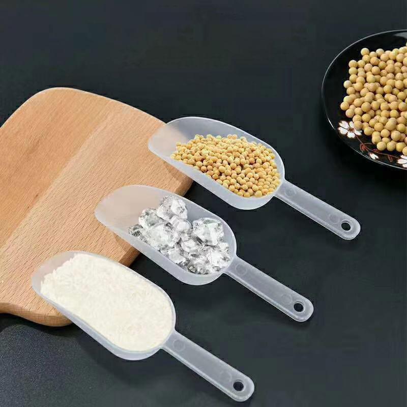 Multifunctional Frosted Plastic Ice Measuring Scoop Candy Ice Sugar Scoopers