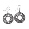 Filigree Teardrop Dangle Earrings Vintage Boho Leaf Drop Earrings For Women Ethnic Retro Jewelry