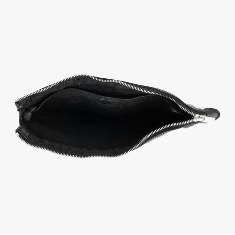 Guidi Soft Horse Full Grain Crossbody Clt01 Blkt