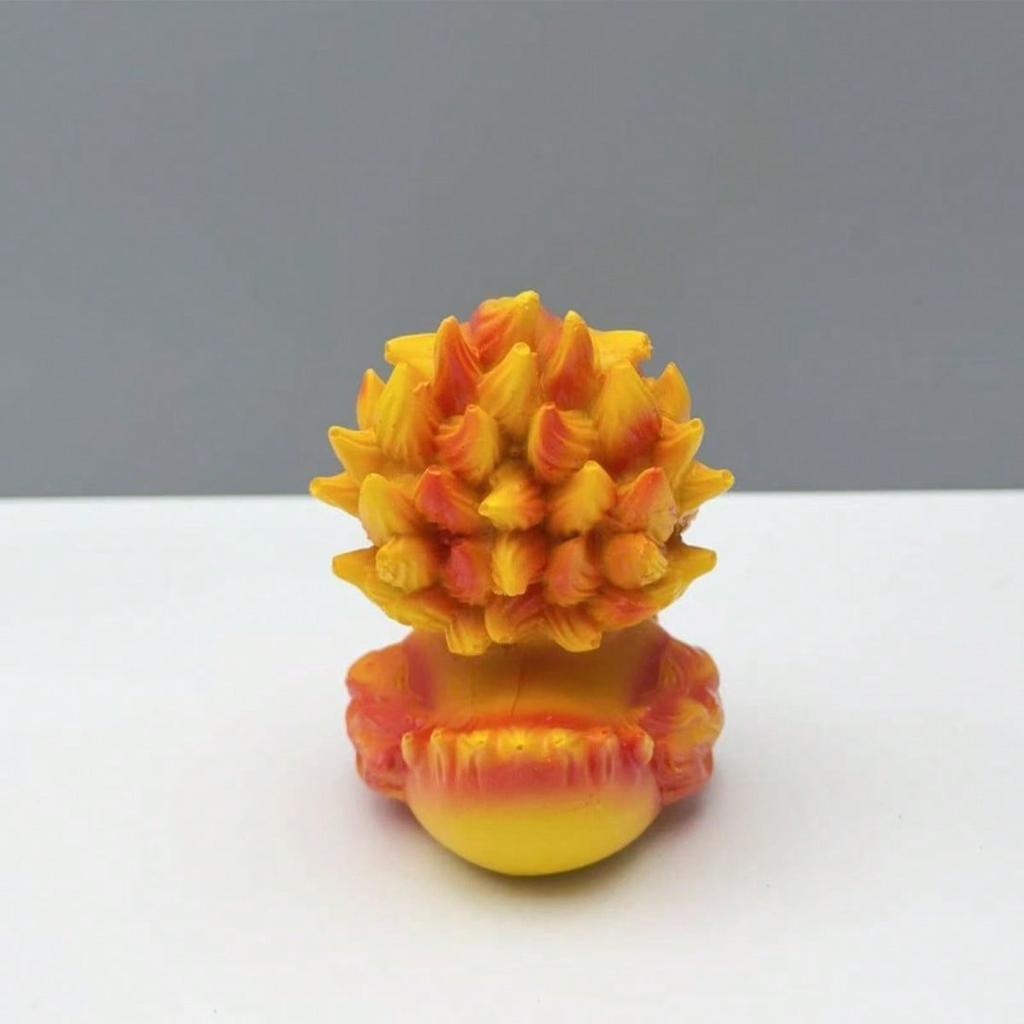Duck Figurine Creative Ice/Fire Duck Statue Small Resin Animals Desktop Decorations For Home Office
