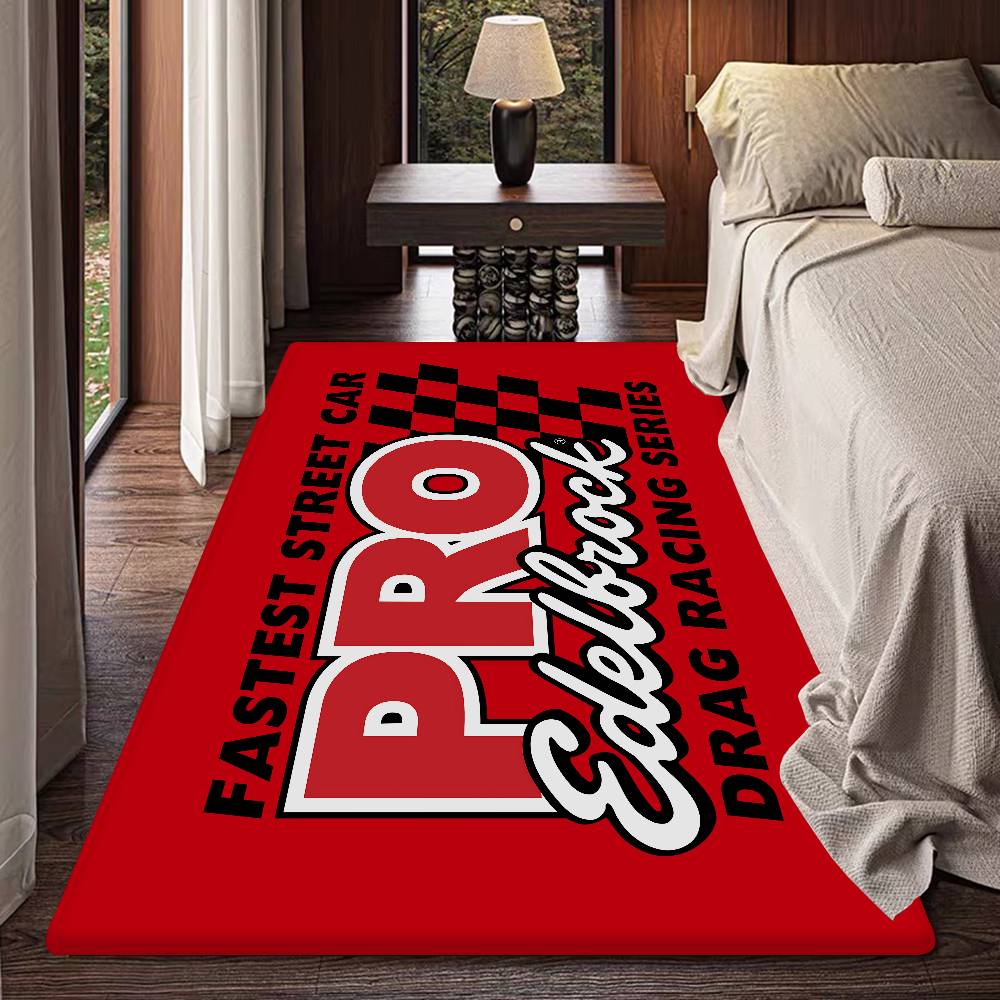 

Racing Car Edelbrocks Bathroom Mat Non-Slip Laundry Room Mat Laundry Decor Balcony Child Living Room Toilet Rug 40x60cm