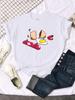 Short Sleeve Tops Funny Broken Egg And Skateboard Women Tshirt Korean Style Hip Hop TShirt For Women Harajuku Casual Clothes