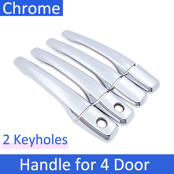 Fit for Mitsubishi Grandis 2003 2004 2005 2006 2007 2008 2009 2010 2011 Chrome Smart Door Handle Cover Car Accessories Stickers