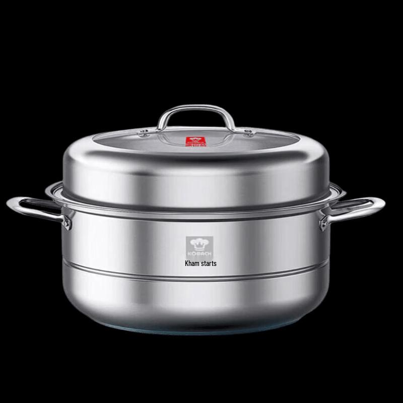 Kangbaha 28cm Stainless Steel Double Layer Steamer