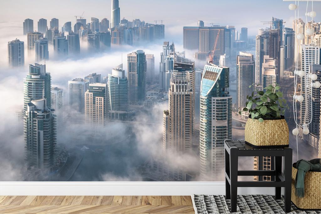 Photomural Dubai In Clouds Washable Fleece 104x70.5