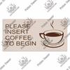 Coffee Metal Hanging Signs Decorative Plaques Door Aluminum Plaque In Home Decor Cafe Kitchen Hanging Home Decor