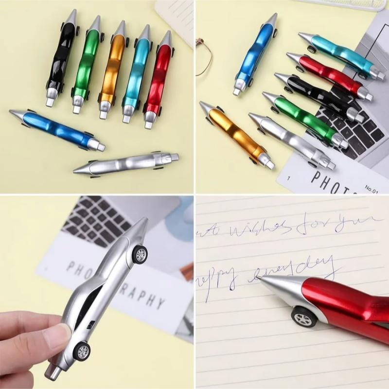 1Pc Car Shape Ball Pen Children's Gifts Ballpoint Pen Creative Office Accessories Material