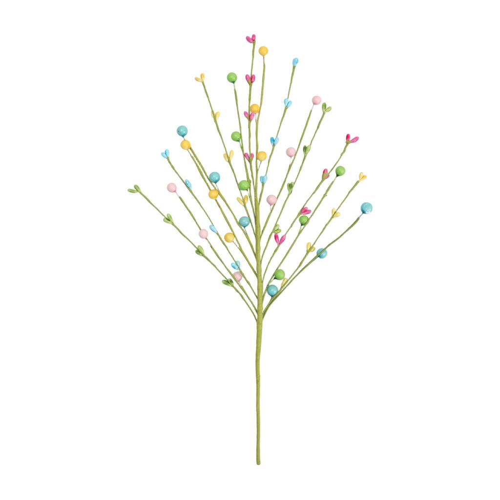 Easter Decorations, Artificial Easter Stems With Easter Eggs, Berries, Easter Egg Branches, Flower Arrangements