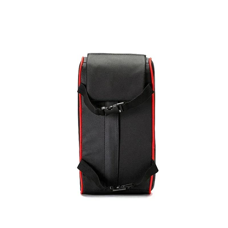 PU Leather Car Armrest Box Pad Cushion Auto Center Console Arm Rest Seat Box Heightening Soft Pad Hand Support with Storage Bags