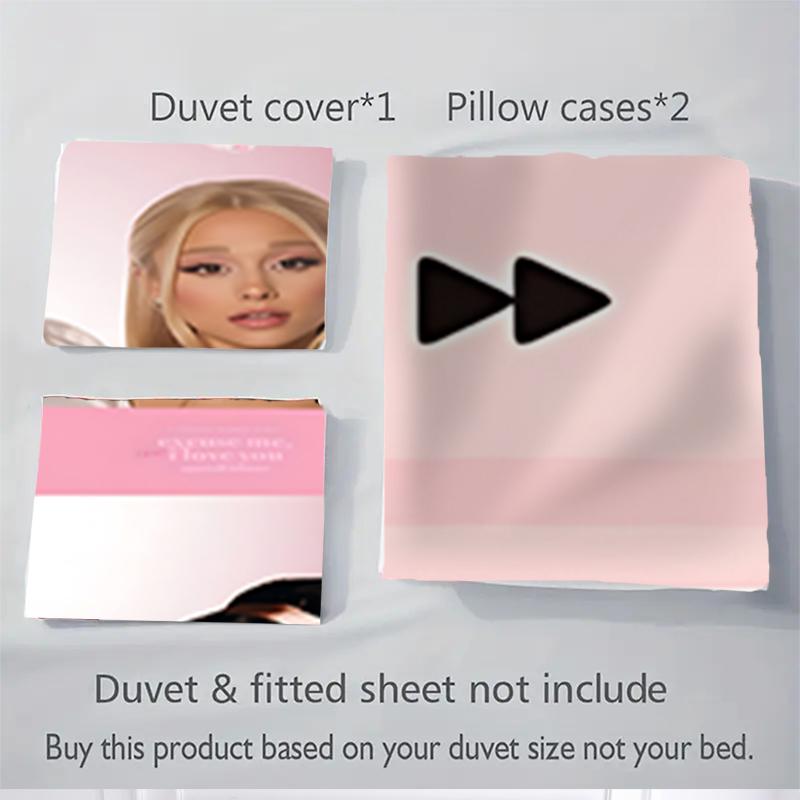 3Pcs Ariana Grande'S Dangerous Woman Bedding Sets For All Sizes New 3D Printed Bed Cover Comforter Duvet Cover Pillowcase Bedroom Decoration