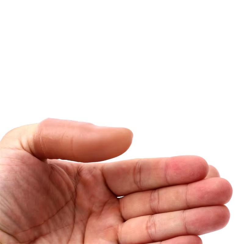 3PCS Novel Funny Magic Toys Party Prank Soft Thumb Tip Fake Finger  Magic Trick Close Up Vanish Appearing Finger Trick Props