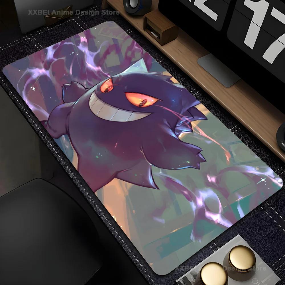 PPokemonGengar Grande Mousepad Mouse Mat Desk Mat With Pad gambling Accessories Prime gambling XXL Keyboard Pad Padding Mat