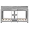 Bunk Bed for Kids Grey Sonoma 75 x 190 cm Particleboard