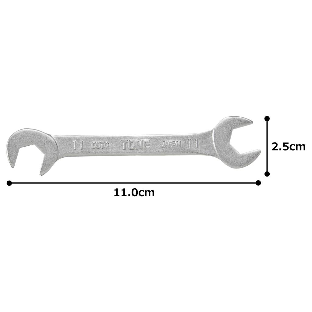 TONE Thin Spanner Width across flats 11mm DSTO-11