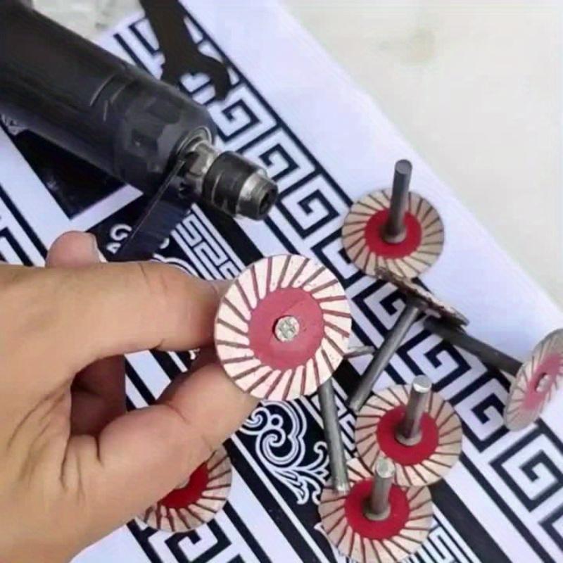 5Pcs Diamond Turbo Mini Stone Carving Blade Cutting Disc Wheel for Granite Marble Ceramic Tile.