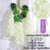12pcs Thick Wisteria Flowers Fake Wisteria Hanging Flowers Artificial Wisteria Flowers Ceiling Flower Plants Exterior Decoration