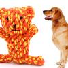 High Quality Durable Small Animals Design Recycled Cotton Braided Rope Chew Pet Tough Squeaky Dog Chew Toys