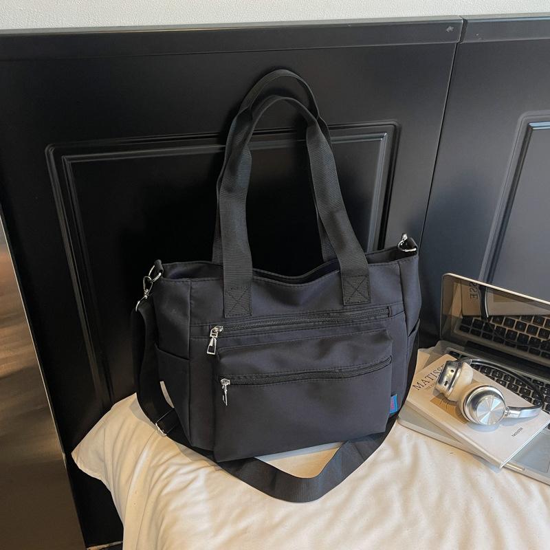 Простая нишевая вместительная сумка осенняя новая женская сумка повседневная сумка-мессенджер тоут женская сумка на одно плечо