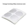 100PCS Aluminum Coffee Pods Stickers Coffee Pods Sealers Preservation Covers Coffee Pods Sealing Lid for Coffee Pods