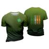 St. Patrick's Day Print - Men's Printed Casual Round Neck Short Sleeved T-shirt