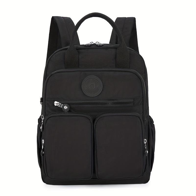 

Backpack fashionable multi-pocket lightweight waterproof suitable for casual travel bag 14-inch computer bag чёрный