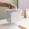 Plastic Marker Pen Organizer Transparent Handheld Desk Pen Holder Waterproof Multi-slot Stationery Storage Case Students