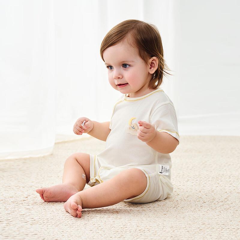 TONGTAI Baby Short-Sleeve Modal Romper