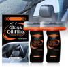 Windshield Water Repellent Glass Cleaner Oil Film Remover Anti Fog Coating Long Lasting Driving Visibility Enhancer Car Brush