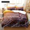 Beautiful Coastline City Duvet Cover Set 3d Digital Printing Sea Landscape Bed Linen Queen Polyester Bedding Set Fashion Design