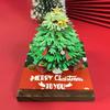 3D Christmas Tree Calendar Memo Pad 2026 Desk Time Piece Calendar Tear Away Paper Carving Art DIY Sticky Note Desktop Decoration for Christmas