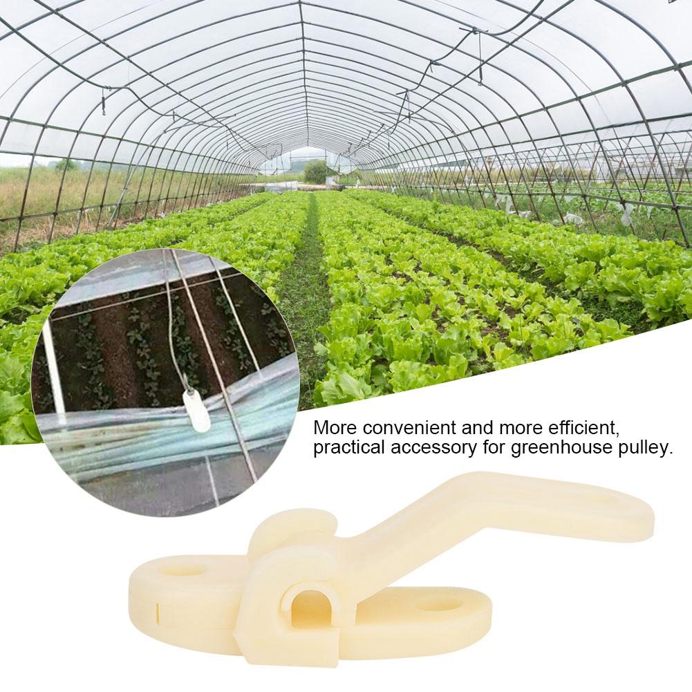 10Pcs Plastic Agricultural Ventilator Pulley Accessories Greenhouse Farm Ventilation Tool