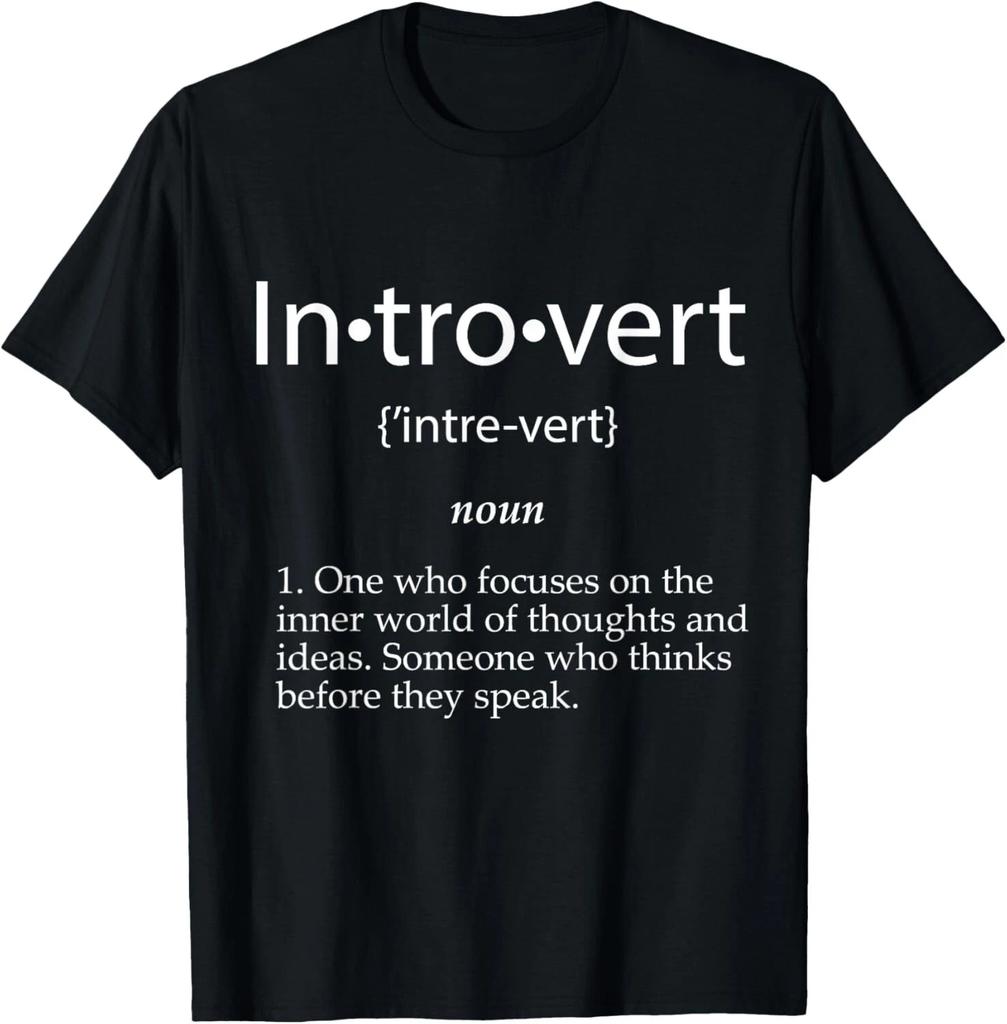 Introvert Definition Anti Social Alone Quiet Introvert Gamer Gift Unisex T-Shirt