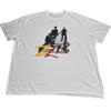 Tričko ZZ Top Pánské Velikost 3XL XXXL Bílé Vintage Styl Retro Kapela