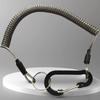 Retention Fishing Missed Rope Anti Loss Fishing Coiled Lanyard Climbing Buckle Rope  Fishing