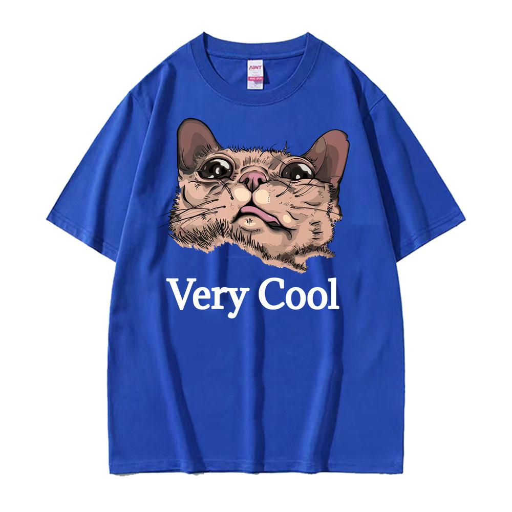 Gumbus Very Cool Funny Cat Meme T Shirt Men Women Fashion Kawaii Cute Short Sleeve Tshirts Summer Casual Tshirt Streetwear