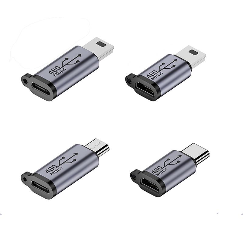 1 buc Adaptor USB-C la Micro USB Mini USB Tip-C Mamă la Micro USB Tată Convertor Pentru Telefon Tabletă Cameră Adaptor de Încărcare